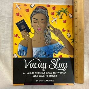 Vacay Slay Adult Coloring Book.